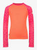 Trollkids Badeshirt "Haukland" in Orange/ Pink