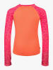 Trollkids Badeshirt "Haukland" in Orange/ Pink