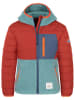 Trollkids Hybridjacke "Romsdalen" in Braunrot/ Blau