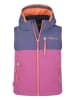 Trollkids Funktionsweste "Narvik" in Rosa/ Lila/ Orange