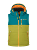 Trollkids Functionele bodywarmer "Narvik" blauw/groen/oranje