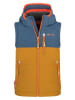 Trollkids Funktionsweste "Narvik XT" in Hellbraun/ Blau