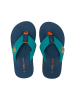Trollkids Teenslippers "Haukland" blauw/oranje
