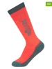 Trollkids 2er-Set: Ski-/ Snowboardsocken "Kids Ski" in Rot
