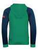 Trollkids Hoodie "Stavanger" in Grün/ Dunkelblau