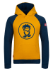 Trollkids Hoodie "Stavanger" oranje/donkerblauw