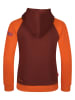 Trollkids Hoodie "Alesund" bruin/oranje