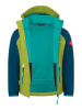 Trollkids Zip-Off-Softshelljacke "Rondane XT" in Grün/ Blau