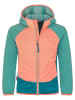 Trollkids Hybrid-Fleecejacke "Sirdal" in Hellblau/ Rosa