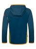 Trollkids Fleece vest "Seiland" blauw/kaki/oranje