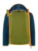 Trollkids Fleece vest "Seiland" blauw/kaki/oranje