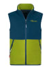 Trollkids Fleece bodywarmer "Kjerag" blauw/groen