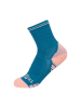Trollkids Trekkingsocken in Blau/ Rosa