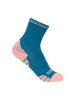 Trollkids Trekkingsocken in Blau/ Rosa