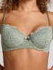Hunkemöller Biustonosz push-up w kolorze zielonym