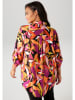 Aniston Longbluse in Pink/ Orange/ Schwarz