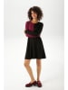 Aniston Kleid in Schwarz/ Bordeaux