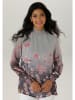Aniston Bluse in Grau/ Rosa