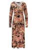 Aniston Sukienka w kolorze jasnobrązowym ze wzorem
