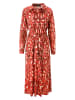 Aniston Kleid in Rot/ Creme