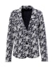 Aniston Blazer in Dunkelblau/ Weiß