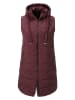 Aniston Doorgestikte bodywarmer bordeaux