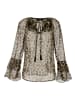 Aniston Bluse in Hellbraun/ Schwarz