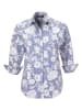 Aniston Bluse in Blau/ Weiß
