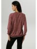 Aniston Blouse bordeaux/beige