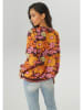 Aniston Blouse bordeaux/geel/oranje