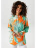 Aniston Bluse in Türkis/ Orange