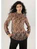 Aniston Bluse in Schwarz/ Beige