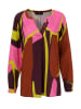 Aniston Bluse in Rot/ Pink/ Gelb