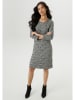 Aniston Kleid in Grau/ Schwarz