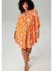 Aniston Sukienka w kolorze pomarańczowo-białym