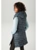 Aniston Doorgestikte bodywarmer blauw/zwart