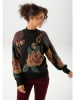 Aniston Sweter w kolorze czarno-jasnobrązowym