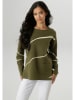 Aniston Sweter w kolorze khaki