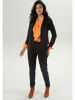 Aniston Blazer in Schwarz/ Orange