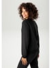 Aniston Sweatjacke in Schwarz
