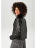 Aniston Kunstlederjacke in Schwarz