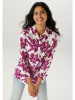 Aniston Bluse in Weiß/ Lila