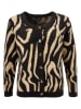 Aniston Cardigan in Schwarz/ Beige