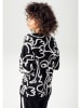 Aniston Sweter w kolorze czarno-białym