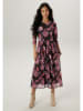 Aniston Kleid in Schwarz/ Bunt