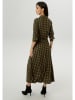 Aniston Kleid in Grün/ Gelb/ Schwarz
