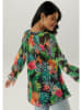 Aniston Blouse zwart/groen