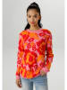 Aniston Pullover in Rosa/ Rot/ Orange