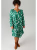 Aniston Sukienka w kolorze zielono-białym
