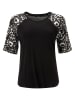 Aniston Shirt zwart/wit